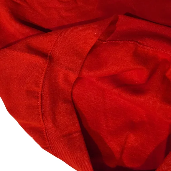 NWOT 'The Monkees Holiday Crewneck' official Band Merch - Bright Red - Picture 3 of 9